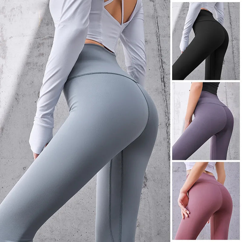 Women’s High-Waisted Ribbed Seamless Leggings