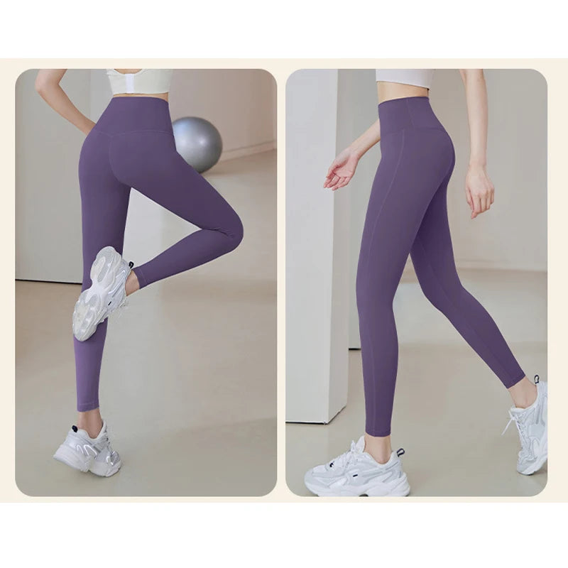 Women’s High-Waisted Ribbed Seamless Leggings